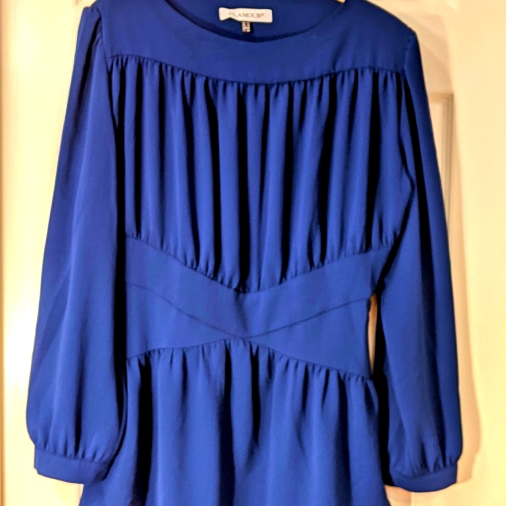 Glamour long sleeve blouse